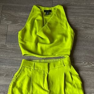 House of Harlow Trouser and Crop Top Set